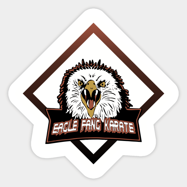 EAGLE FANG KARATE Sticker by MufaArtsDesigns